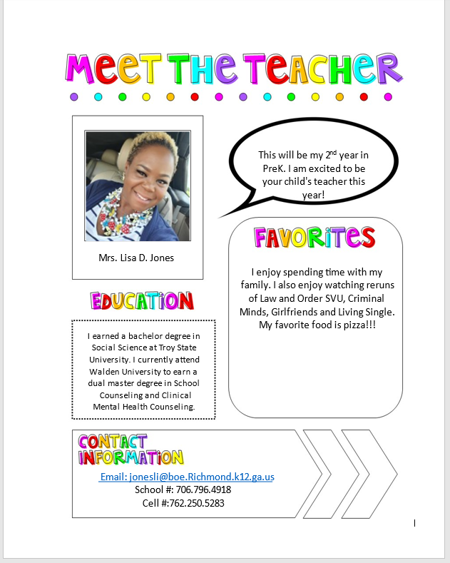 Meet The Teacher